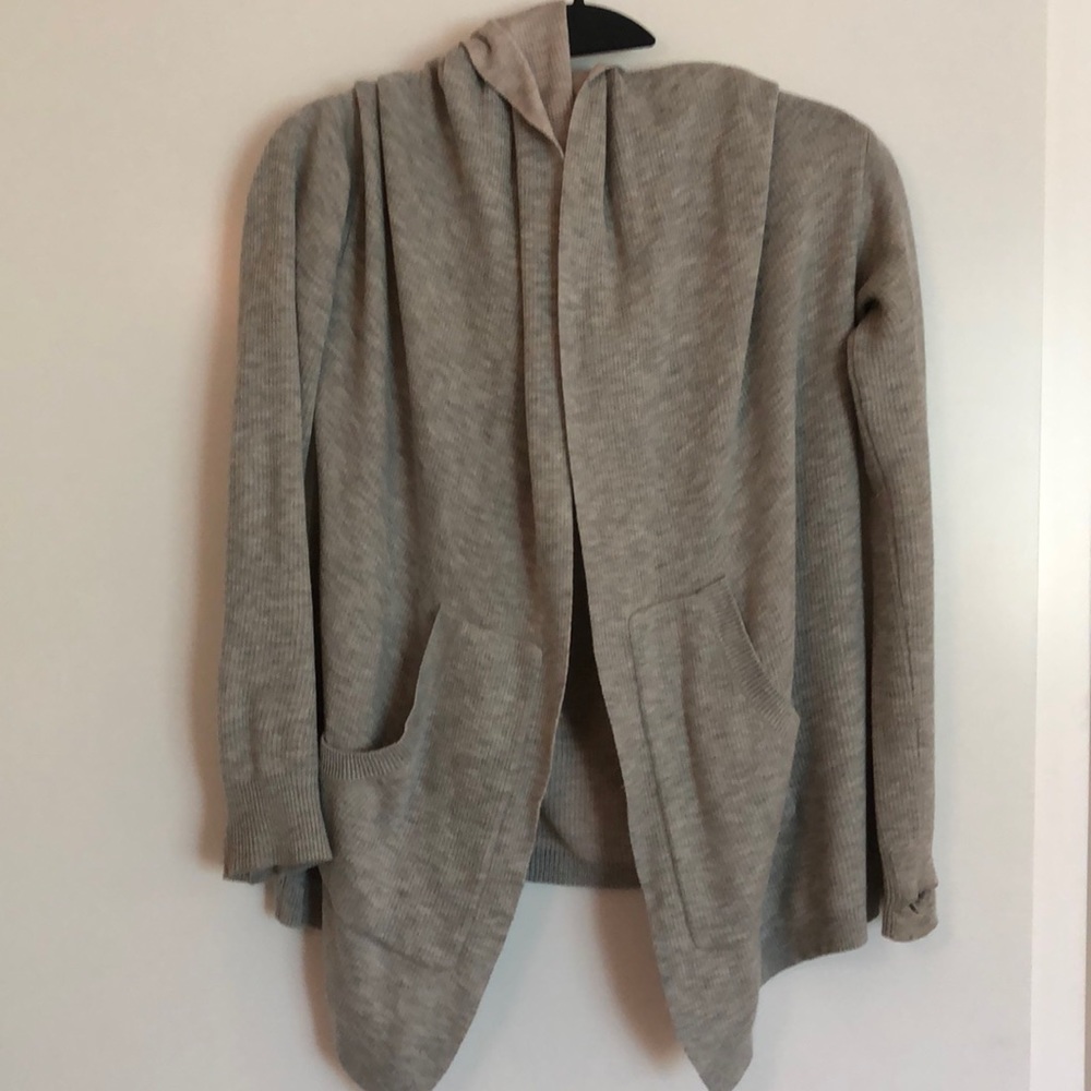 Heather gray  lululemon  cardigan wrap sweater